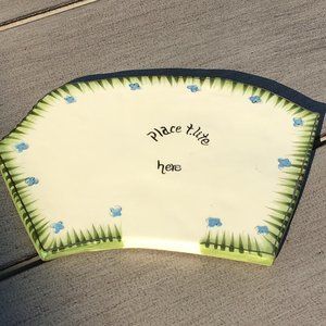 BLUE SKY CLAY WORKS VINTAGE TEA LIGHT/CANDLEHOLDER/HOT PLATE